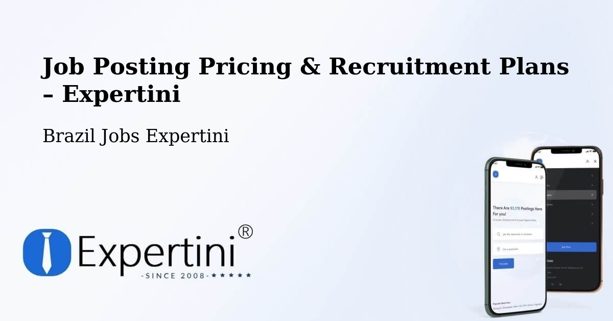 Job Posting Pricing & Recruitment Plans – Cuiabá - Cuiabá, Brazil Jobs Expertini