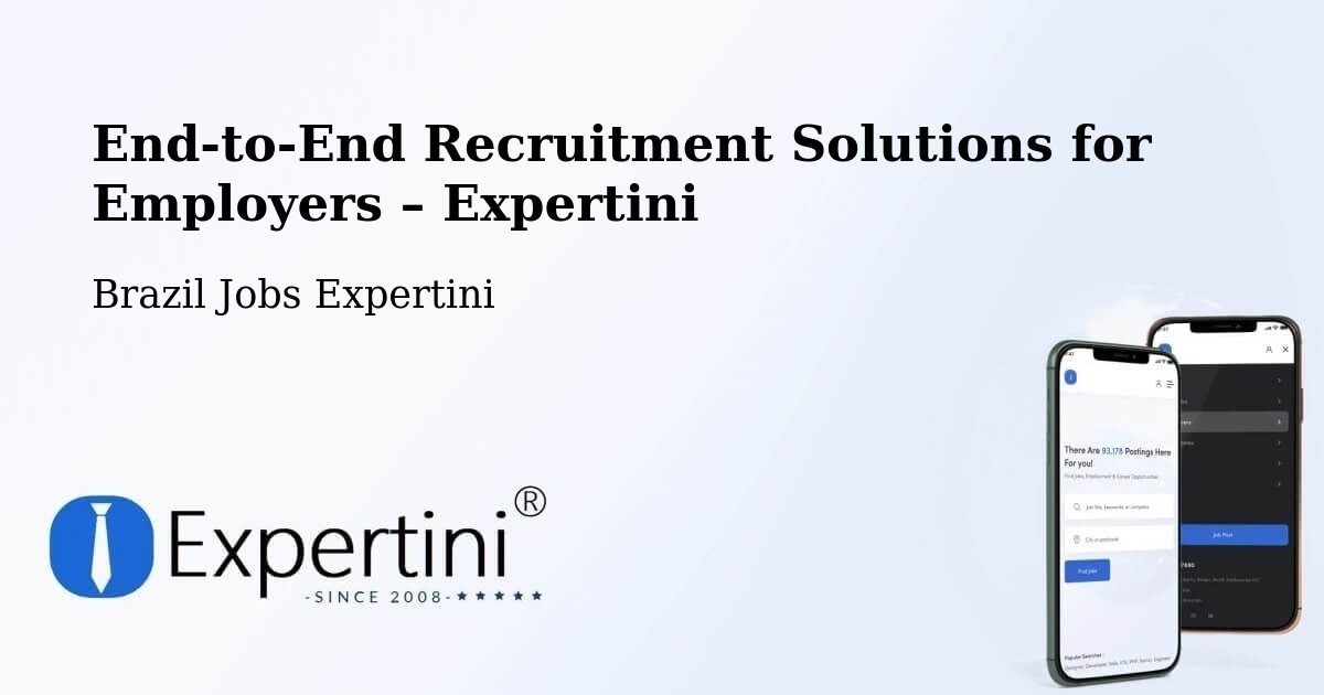 Recruitment Solutions for Employers – Cuiabá - Cuiabá, Brazil Jobs Expertini
